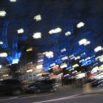 As I looked up at the Christmas lights in the trees on Sloane Square, they were as blurry as the stars in a Van Gogh.