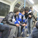 These "Chelsea fans" affected to be interested in something else as they followed us to that part of town.