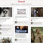 The top of my main Pinterest page.