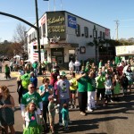 As our float arrived at the heart of Five Points itself.