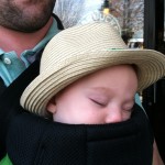 One of the many who was too young to get a pink armband. But he passed out anyway.