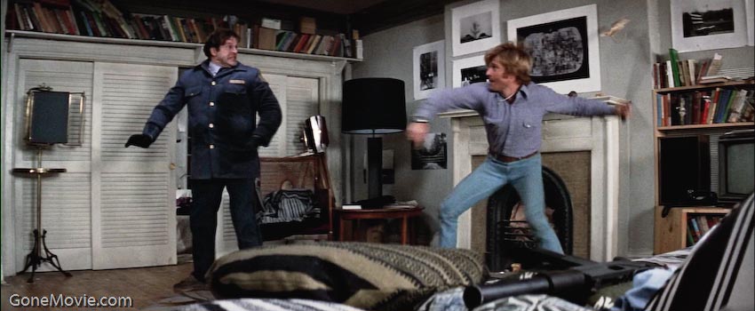 The desperate fight in Faye Dunaway's apartment.