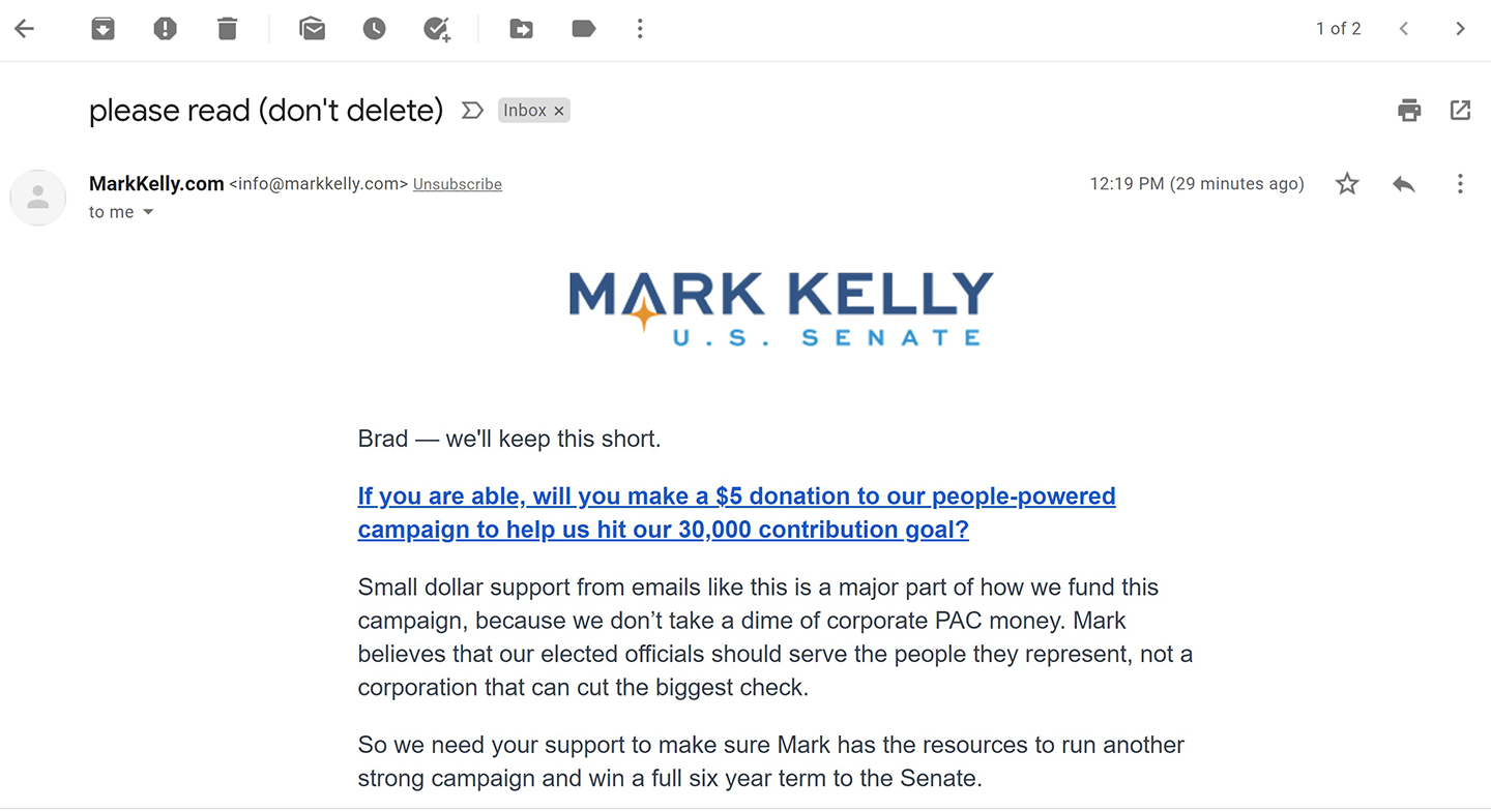 A real DNC Membership Card? Thanks! But no thanks…